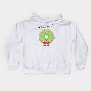 Don't Worry Donut Cute Funny Kids Hoodie